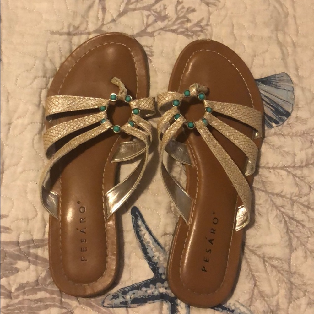 Slide on sandals